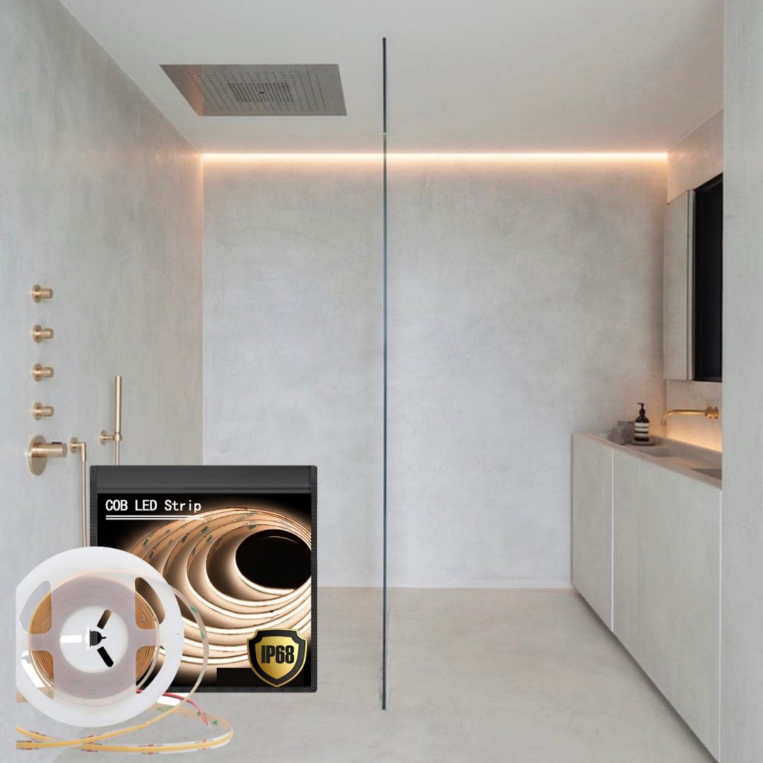 Led strip lights for deals bathroom ceiling